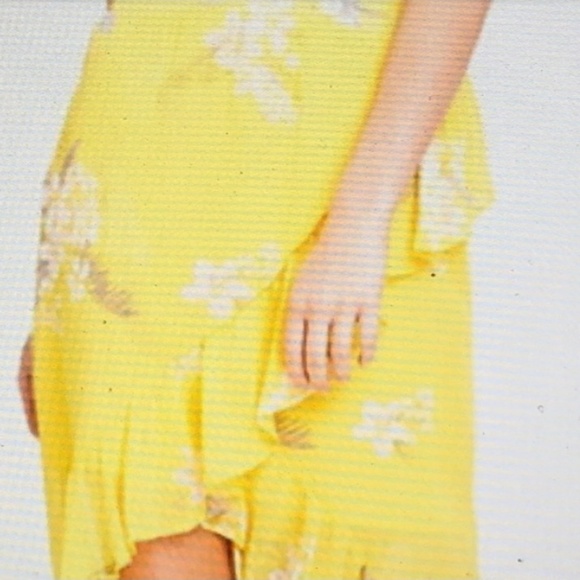 ** a•n•d e a w y Summer Floral Print Skirt Yellow - Picture 4 of 8
